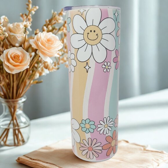 Groovy 20 oz Tumbler by Scott Heil – The Crowing Hen of Clayton 🌼 - Picture 1 of 6